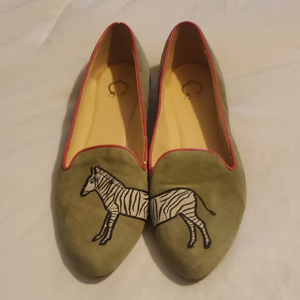 C. Wonder Green and Red Zebra Flats